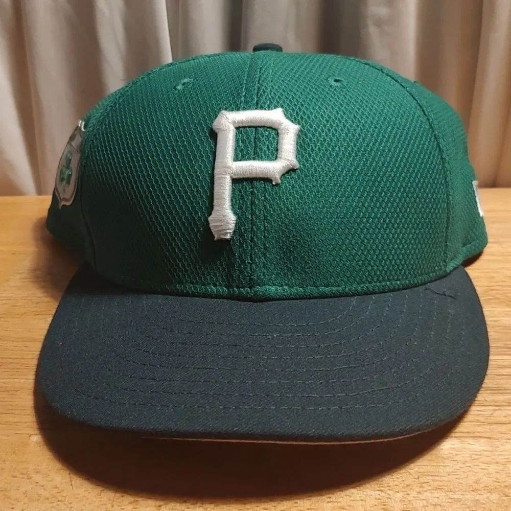 New Era Pittsburgh Pirates Fitted 7 3/4 Green Irish Hat - NWOT